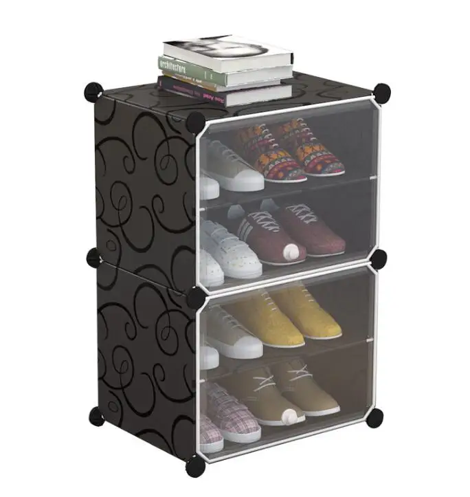 Пластиковый съемный шкаф для обуви стойка прихожей спальня Органайзер держатель