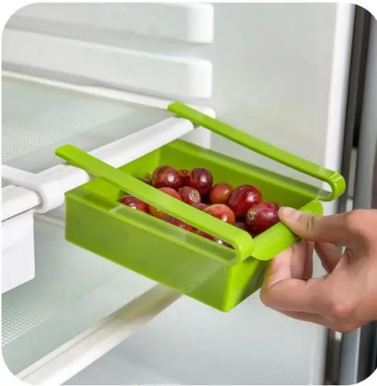 20pcsWholesale цена мини ABS слайд Кухня холодильник с морозильной камерой компактный застегивающийся вакуумный организационное хранение навесная полка для ванной комнаты