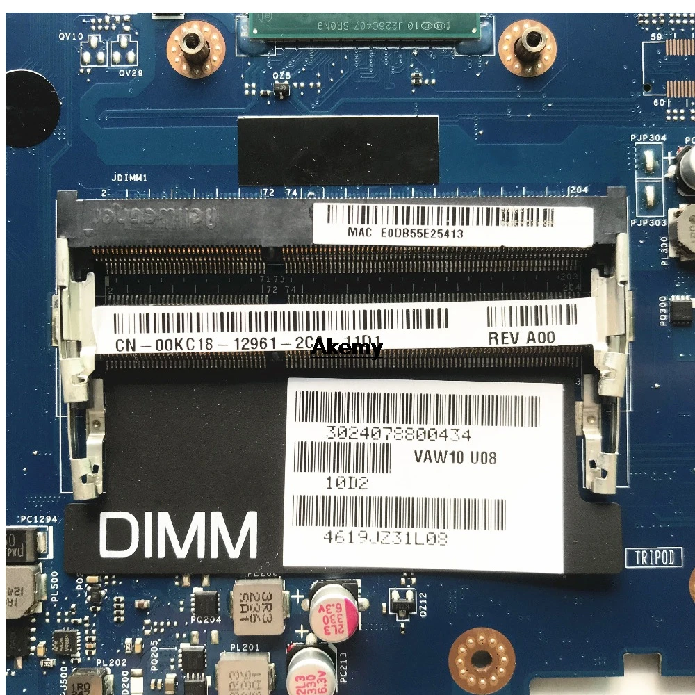 VAW11 LA-9102P REV: 17 de 1,0 для Dell Inspiron 3721 5721 материнская плата для ноутбука CN-03WVDR 03WVDR I5-3337U материнская плата для процессора originais