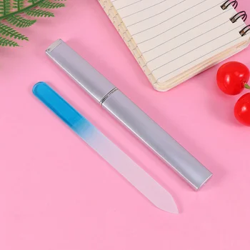 

6pcs Fingernails Files Crystal Glass Portable Professional Nail Shaping Strip Nail Files Manicure Tools