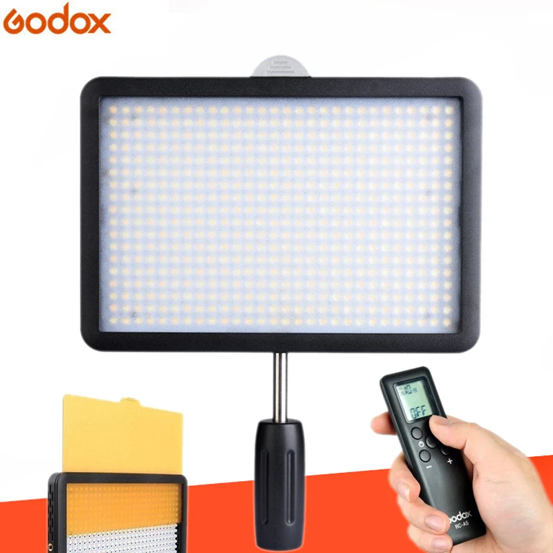 Godox LED500LW 5600K 2900LM 504 светодиодов camorder камера ручной видео свет лампы
