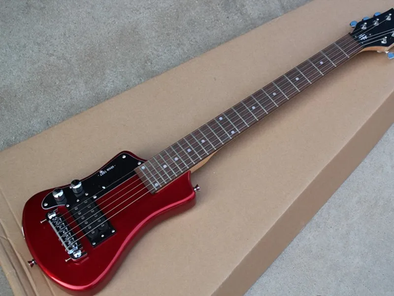 Factory Custom Mini Travel Electric Guitar With Rosewood Fingerboard