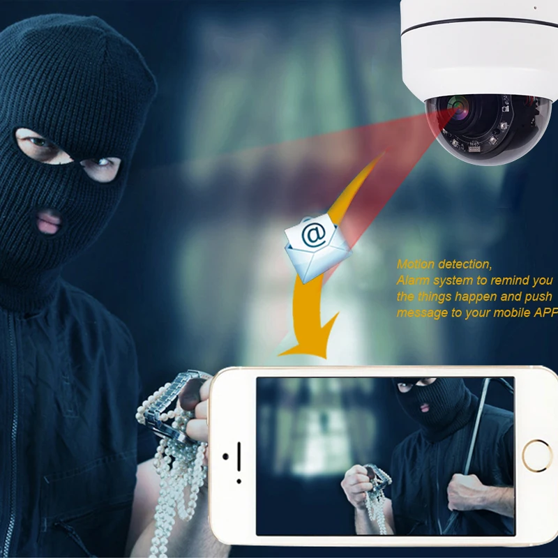 CCTV 1080P камера WiFi наружная купольная PTZ камера наблюдения IP WiFi Внешняя Домашняя безопасность WiFi камера 2MP Облачное хранилище HD