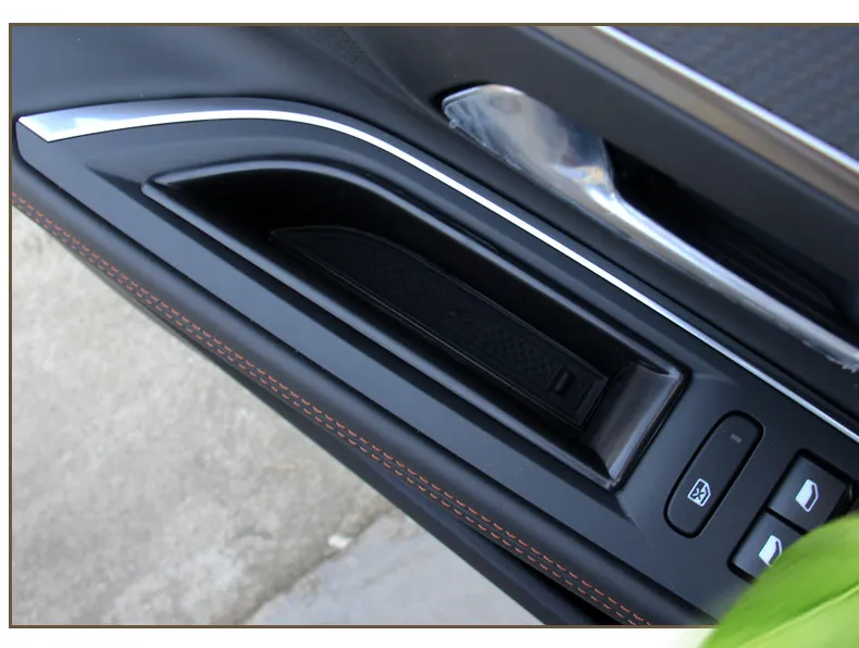 for peugeot 3008 GT/ 5008 GT 2017-2019 Car Front Door storage Box Cover Trim Organizer Interior Accessories car styling | Автомобили и
