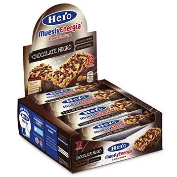 

Hero Muesly Barrita de Muesli con Chocolate Negro - Paquete de 12 x 23 gr - Total: 276 gr