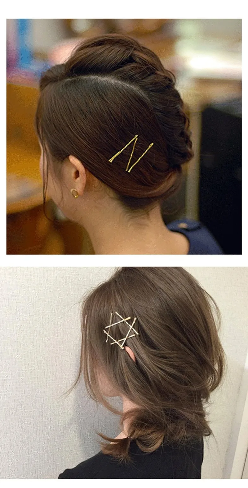 28 шт./компл. 5 см золотые серебряные заколки для волос Bobby Pins цветные заколки для волос для женщин девочек аксессуары для укладки волос простые металлические заколки