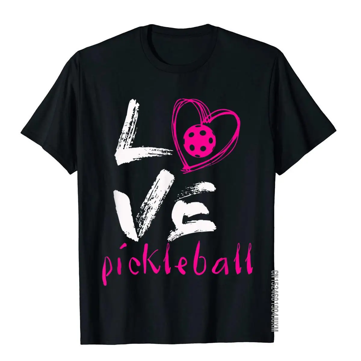 I Love Pickleball T-Shirt Funny Pickle Ball Tee for Player T-Shirt__97A3636black