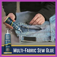 Pegamento líquido para coser en tela instantánea, Kit de pegamento para coser cuero, pegamento seguro de secado rápido, suministros de costura líquida, adhesivos ultraadherentes