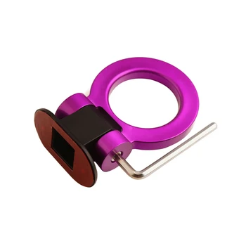 

Universal Ring Track Racing Style Tow Hook Decoration For Any Car SUV Truck (Purple) A30
