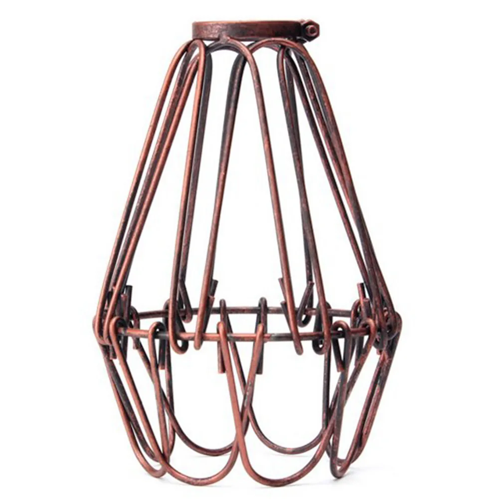 Red Bronze Галерея свет крышка Винтаж дома декоративные Формочки-Лепестки кафе абажур подвесной кованого железа кулон Отель потолочный свет ресторан - Цвет корпуса: Red Bronze