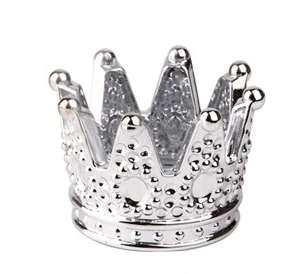 Silver Многофункциональная Хрустальная пепельница в форме короны пепельница для сигарет Пепельница для сигар - Цвет: Silver