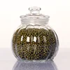 Vertical Pattern Glass Sealed Jar Candy Glass Jar Pumpkin-shaped Tea Tin Moisture-proof Storage Bottle Honey Lemon Storage Jar 5