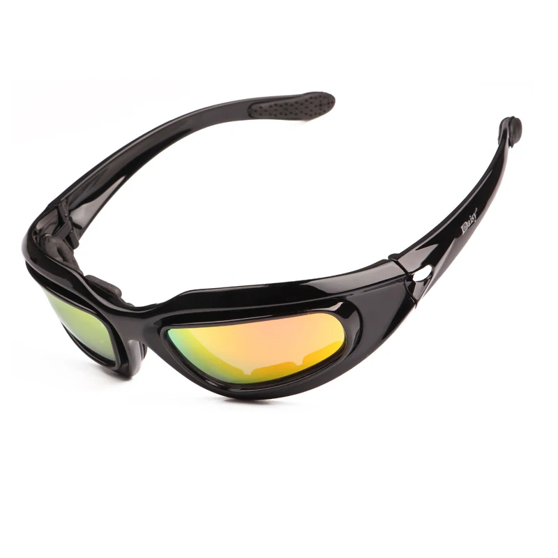 Billig DAISY Polarisierte Armee Brille Military Photochrome Sonnenbrille 4 Objektiv Kit Männer Desert Taktische Gläser Sport Polarisierte Gläser