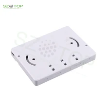 

3 in 3 out 3 ports FFTH Fiber Desk Type PP Material Fiber Optic Fusion Protection Round Box for Drop Cable Optic Fiber Fused