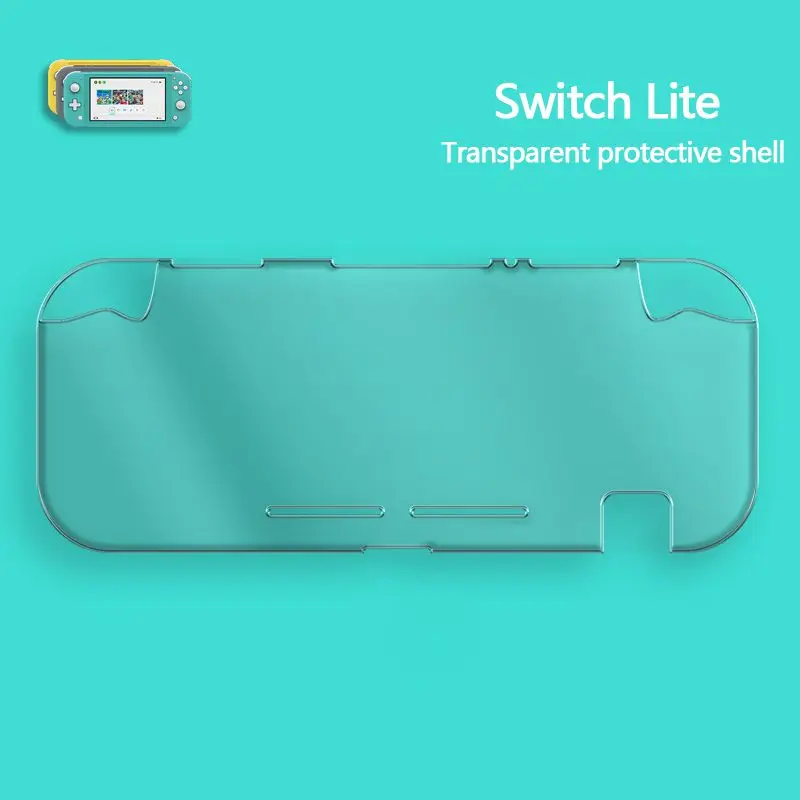 Защитный чехол для Switch Lite Мягкий ТПУ прорезиненный защитный чехол интегрированный Мягкий ТПУ чехол круглый Анти-осенний Чехол черный