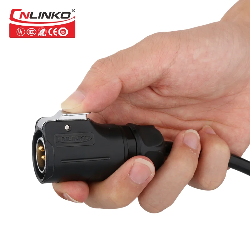 Cnlinko 2 Pin M16 коннектор Мужской Женский Разъем кабель адаптер Водонепроницаемый IP67