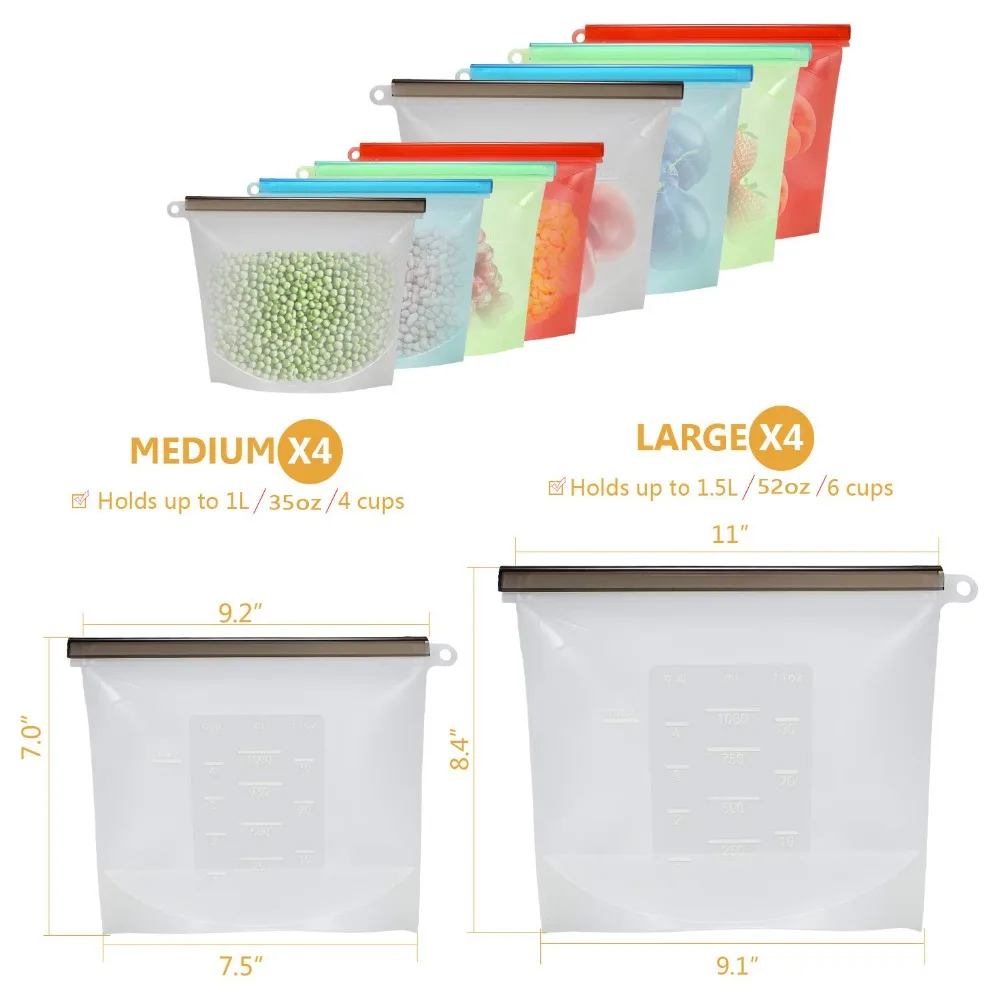 Stasher Silicone Reusable Storage Bag WeeSprout 100% Silicone