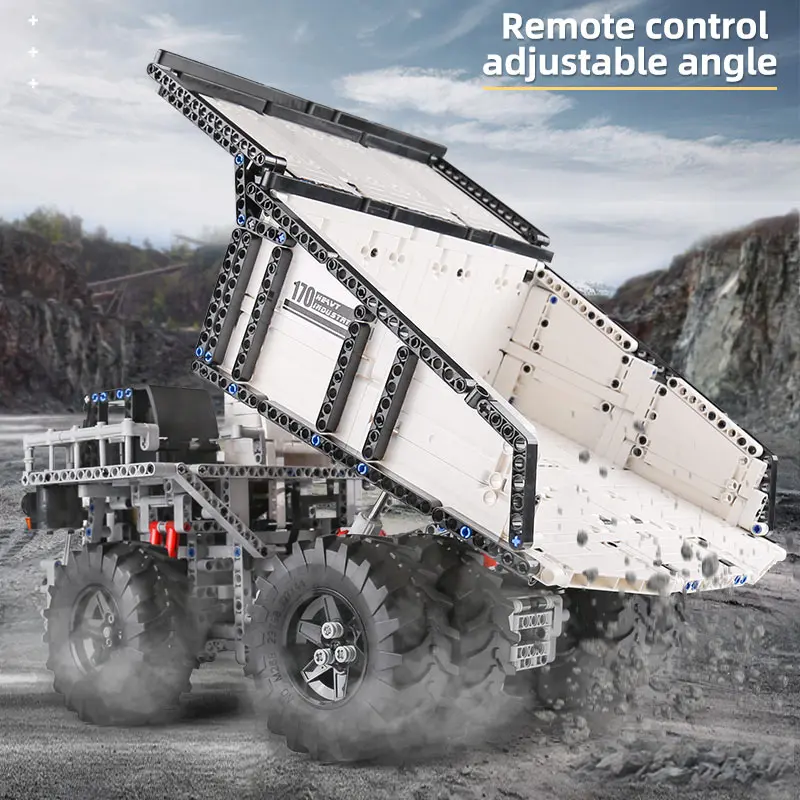 Моторизованный Technic автомобиль игрушки совместимы с MOC 29973 Liebherred RC T284 Mining самосвал