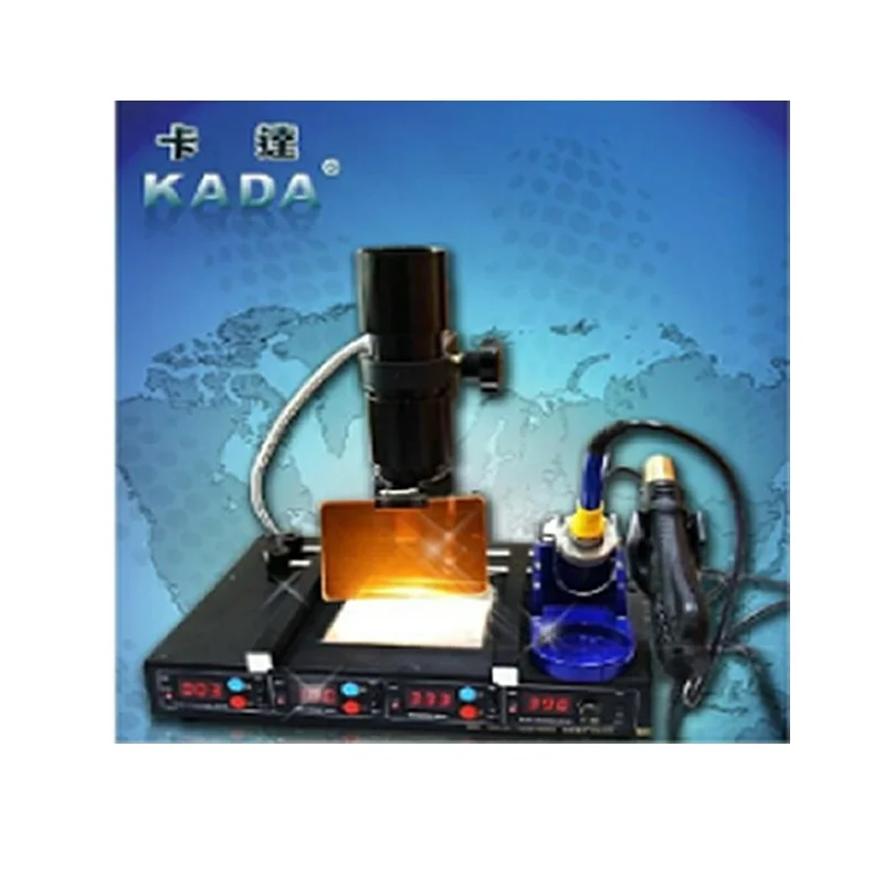 Купон полный Авто IRDA инфракрасный KADA 862d++ 4 в 1 паяльная станция BGA паяльная Трафарет машина с бесплатным подарком