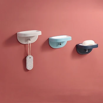 

Creative Detachable Double-Layer Soap Box Wall-Mounted Soap Rack Drain Soap Holder For Both Home And Hotel