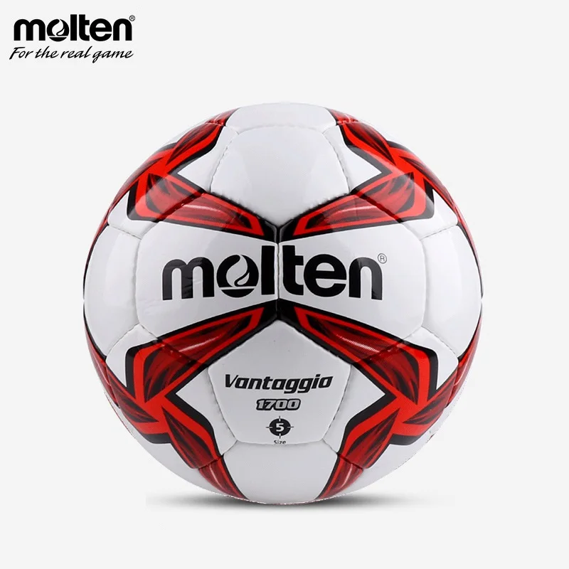 Molten genuine Football Hand sewn Size 5 Football Premier PU Seamless