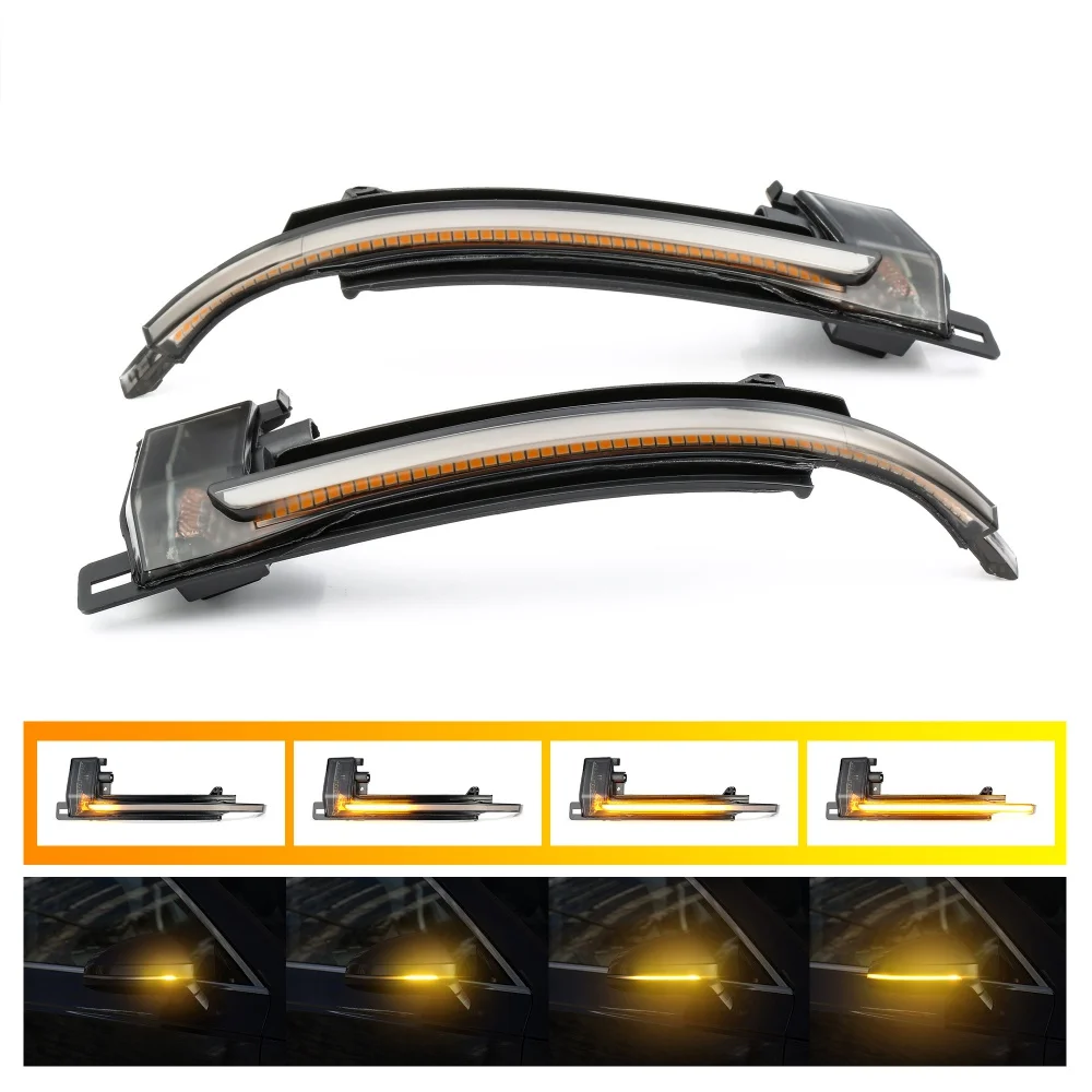 

2 pcs Dynamic Blinker Mirror Light for Audi A4 A5 B8 A3 8P Q3 A6 C6 4F S6 LED Turn Signal Side Indicator Blinker SQ3 A8 D3 8K
