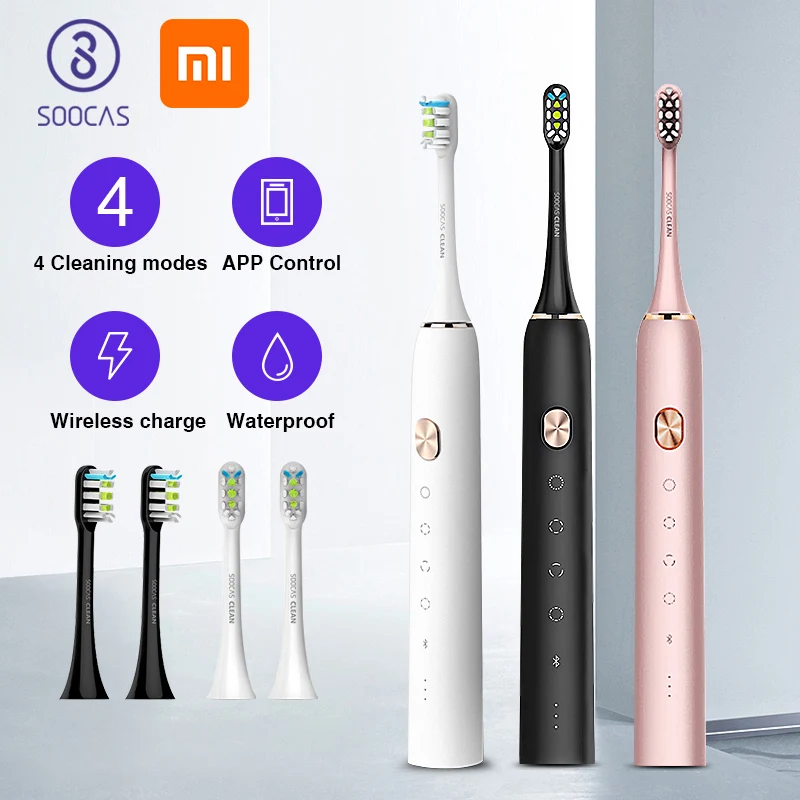 

Xiaomi Soocas X3 Sonic automatic Electric Toothbrush Sonicare Ultrasonic Bluetooth USB Rechargeable Adult Toothbrush Only Mexico