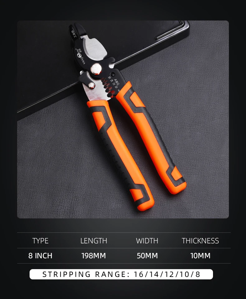 Vanjoin Wire Stripper Crimping Pliers Electrician Tools Alicate Multifuncional Wire Cutter Terminal Tubular Crimper Hand Tools Vanjoin Wire Stripper Crimping Pliers Electrician Tools Alicate Multifuncional Wire Cutter Terminal Tubular Crimper Hand Tools