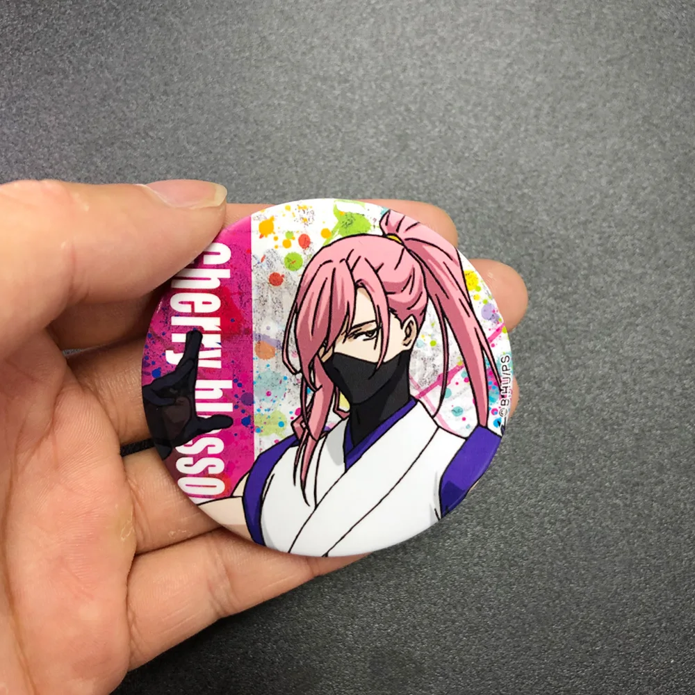Siyah şirket Kinji jant Wanibe Shia Ranga Anime Metal rozeti broş pimleri  zindan - AliExpress