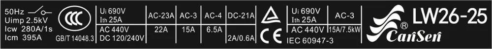 LW26-25 Sticker
