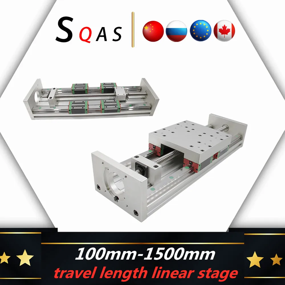 cnc modul kit linear [Alternative dealer] stage Super sale length customi travel 100mm-1500mm or