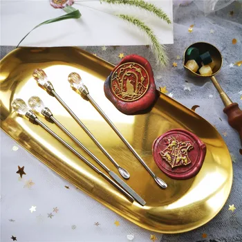 

Wax pills mix tool Burning wax stir stick seal wax tool wax sealing metal stirring rod stirring spoon decoration powder rod