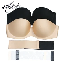 Невидимые бюстгальтеры пуш-ап для женщин, бюстгальтер с получашечками, бюстгальтер без косточек BH без бретелек, нижнее белье, бюстгальтер
