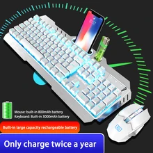 Gaming keyboard and Mouse Wireless keyboard With Backlight Mechanical Keyboard Switch Gaming Keyboards for Tablet Desktop