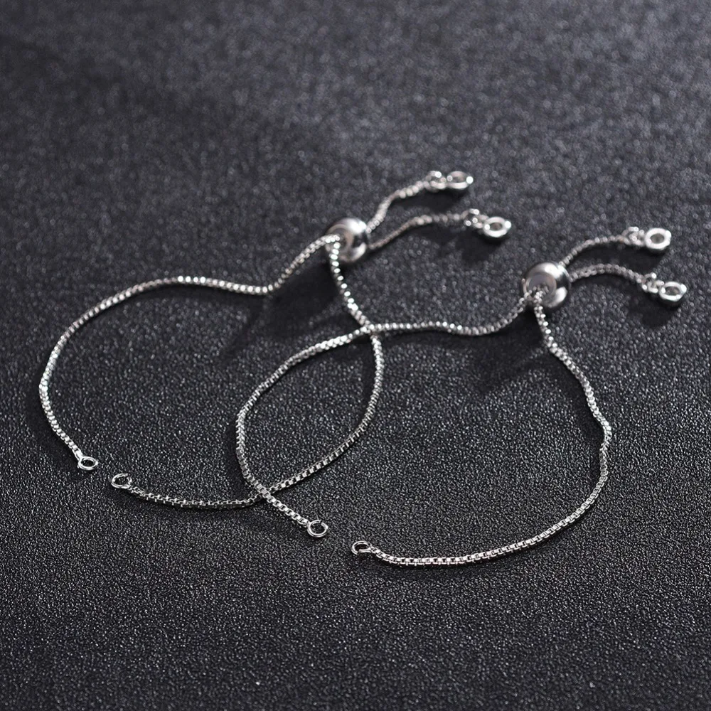 Pandahall 20 Stück verstellbare Messing-Armbandketten mit Strass, langlebig plattierte Schieberarmbänder für die Schmuckherstellung – Detail 6
