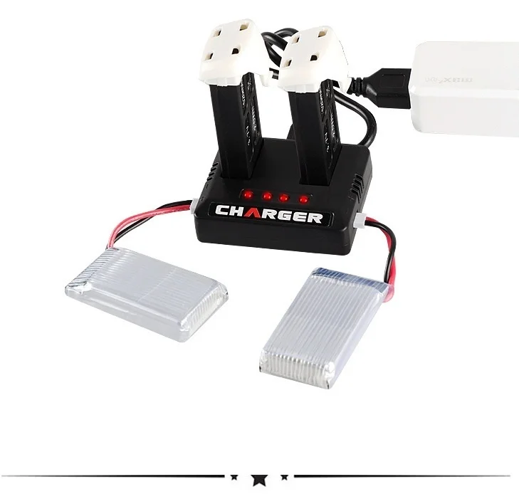 2-in-1 USB Battery Charger For Hubsan X4 Plus H107C+ H107D+ Plus