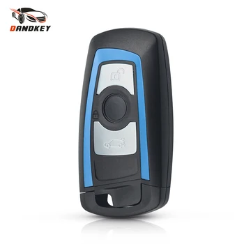 

Dandkey 10pcs Remote Car Key Case Replacement Smart Key Shell For BMW CAS4 F 3 5 7 Series E90 E92 E93 X5 F10 F20 F30 F40