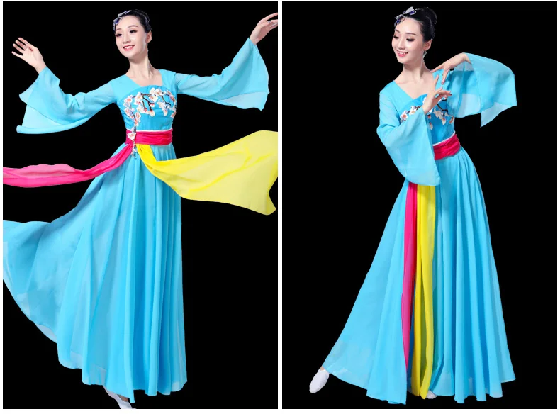 Костюм феи Hanfu платье Китайский древний костюм Восточные Танцевальные Костюмы китайский костюм hanfu Женский