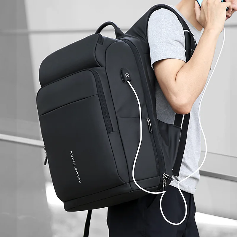 

Oxford double shoulder bag male large capacity business backpack multifunctional computer shoulder bag