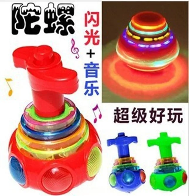 Стиль музыкальная светящаяся лента флэш космические Spinner Cool красочные музыкальный Спиннер детская игрушка, поставка из Товары