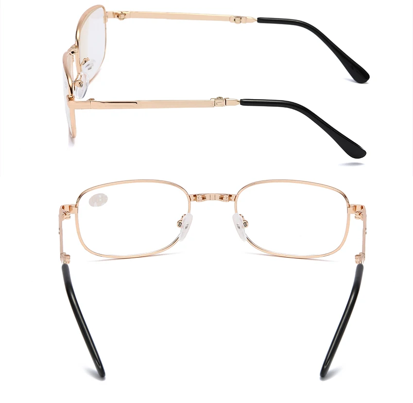SOOLALA бифокальные складные для чтения очки мужские и женские солнцезащитные очки складные очки для чтения с чехлом увеличительные пресбиопические очки