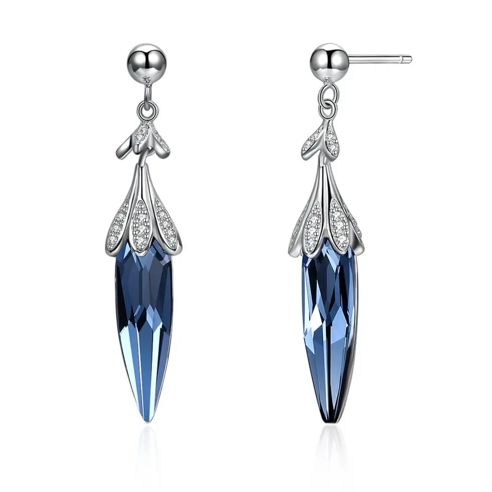 

LEKANI 2020 Crystals From Swarovski Drop Earrings Little Pepper With 925 Sterling Silver Eardrop for Women Fine Jewelry
