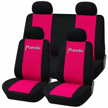 

COPRISEDILI AUTO FIAT PANDA DAL 2012 POSTER. INTERO BICOLORE FUCSIA - NERO