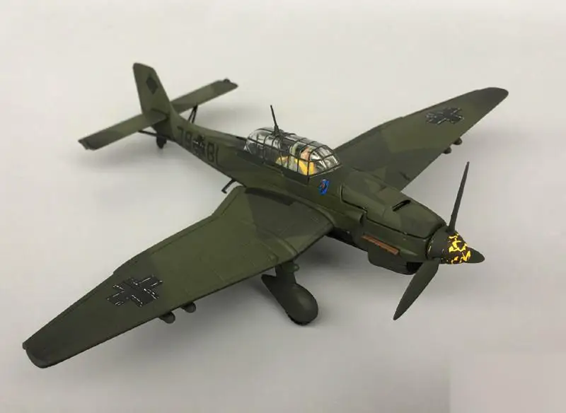 Корги Junkers Ju87B-2 STUKA J9+ BL Luftwaffe 9/StG 1 St Pol Франция ноября 1940 Ограниченная серия 1/72 литье под давлением модель самолета