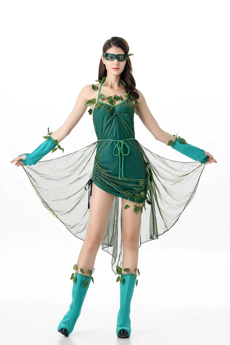 

Halloween Movie Batman Poison Ivy Costume Harley Quinn Joker Poison Ivy Cosplay Fancy Dress