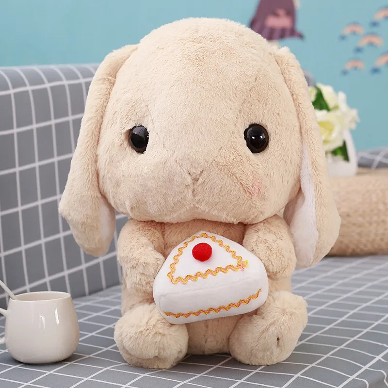 Милые куклы в виде кролика; классическая мягкая плюшевая игрушка в виде кролика; плюшевая подушка в виде кролика; для детей; для друзей; для девочек - Цвет: E
