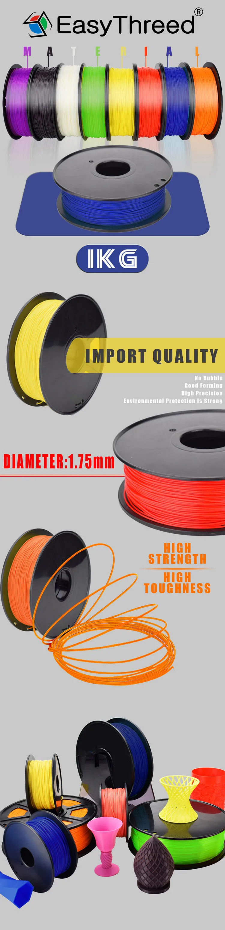 PLA filament 1KG