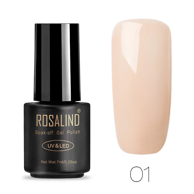 RA01 Polychrom Nagelkleber 7 мл полуперманентный замачивающийся салонный УФ-гель для ногтей лак для ногтей верхнее Базовое покрытие необходимые гель-лаки - Цвет: RA01