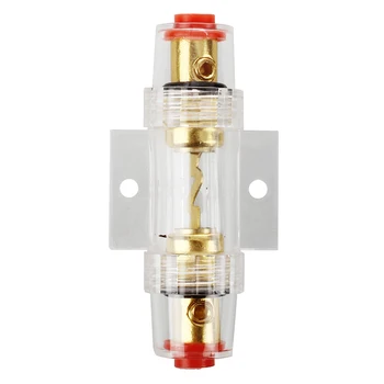 

New 4/8 Gauge Agu Fuse Holder Fulseholder 80A Car Audio Part Electronics