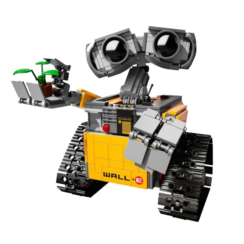 Идея 16003 робот стены E блоки конструкции блоки игрушки для детей WALL-E блок день рождения новые подарки